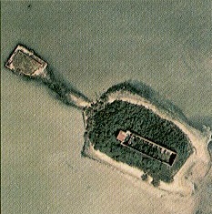 Veduta aerea dell'ex polveriera di Madonna del monte
