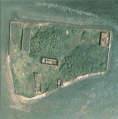 veduta aerea dell'isola di Santo Spirito