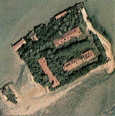 Veduta aerea dell'ex polveriera di San Giacomo in Paludo