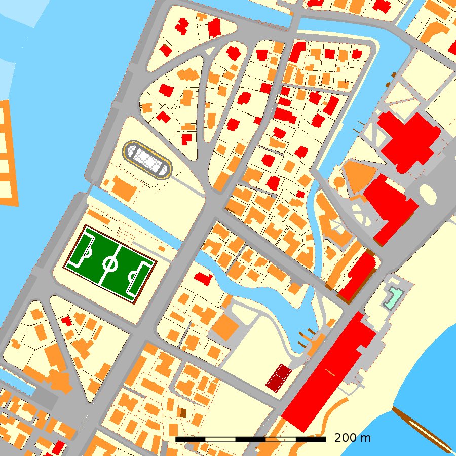 Mappa quadrante 1 - Città Giardino
