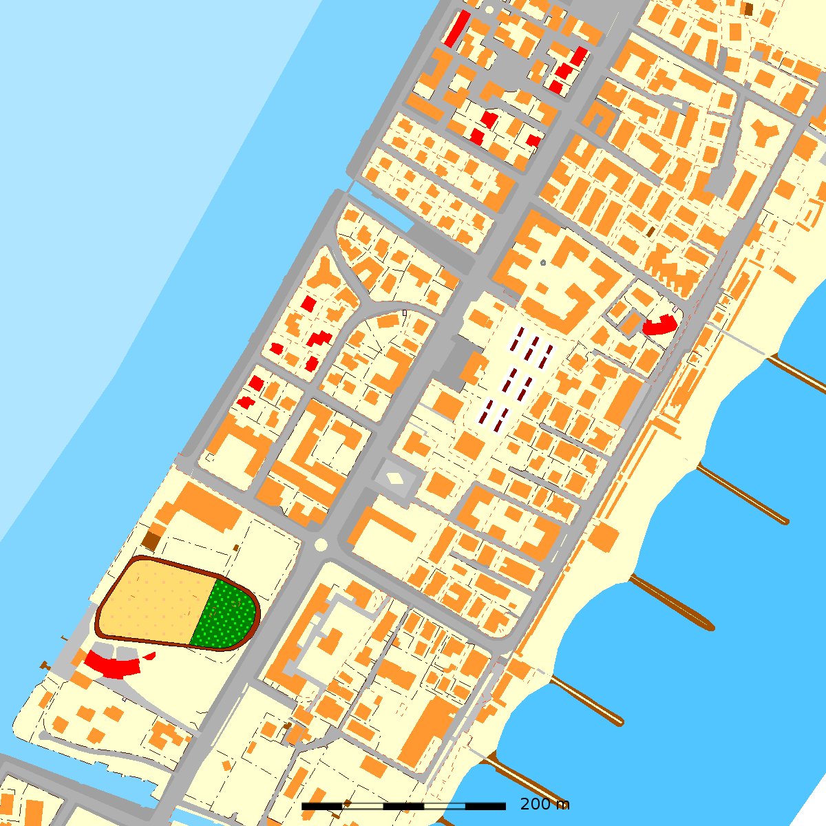 Mappa quadrante 2 - Città Giardino