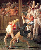 D. Tiepolo, Il casotto dei saltimbanchi