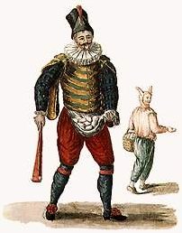 G.
Grevembroch, Frombolatore, acquerello, da Gli Abiti de
Veneziani, Museo Correr