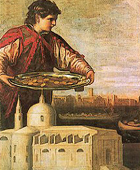 Rappresentazione simbolica dell'omaggio al Redentore