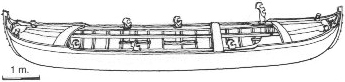 Disegno della struttura di una caorlina