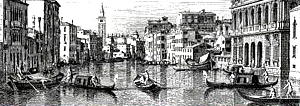 Antica veduta del Canal Grande