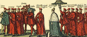 Il doge circondato dai dignitari